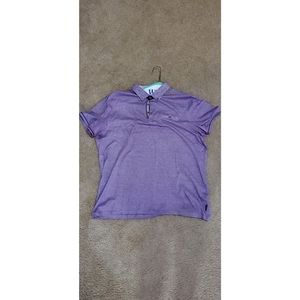 Ted Baker purple polo size 7 (Ted Baker 3XL), fits like a US XL